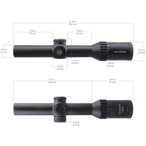 Прицел VectorOptics Continental 1-6x24 SCOC-23T