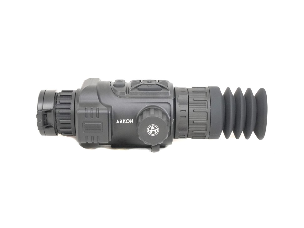 Тепловизионный прицел Arkon Arma V2 SR25L с лазерным дальномером и встроенным баллистическим калькулятором (256×192px, 25мм/F1.0)